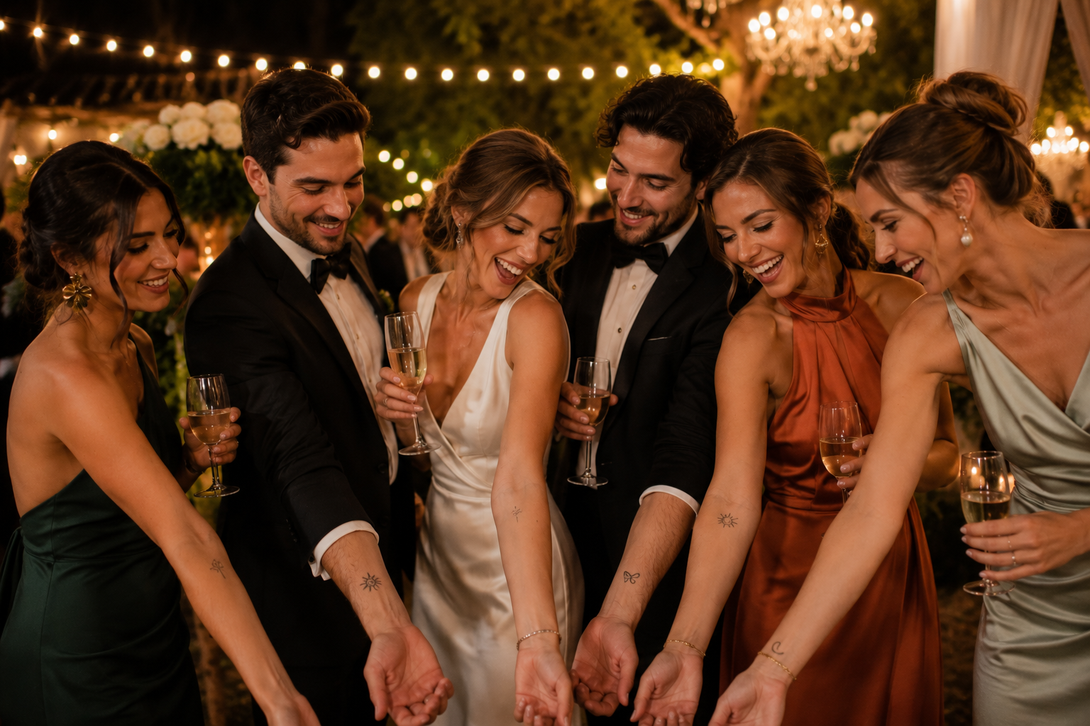 Experiencia de tatuajes en boda